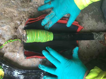 Faulted 33kV Single Core Cable Joint Installed By Untrained Electrician